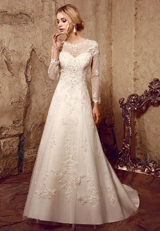vintage style wedding dress